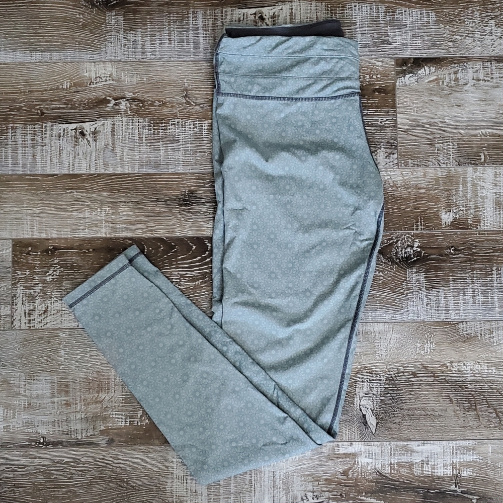 Gray Patterned Luxy Leggings